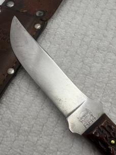 Remington UMC Vintage RH4 Fixed Blade Sheath Knife Made In USA (20)