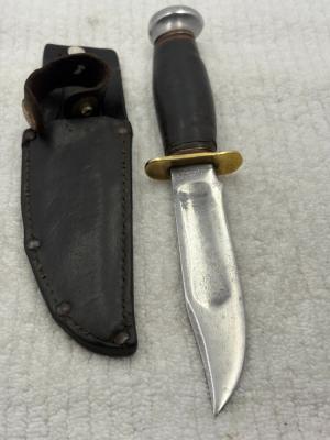 Marbles Gladstone MI USA Vintage Fixed Blade Sheath Knife 15