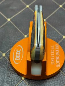 SACRED BEAR "TORY UTT" CUSTOM AMBER STAG STRAIGHT JACK CPM 154 KNIFE