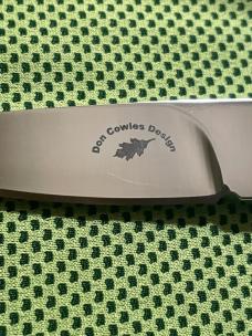 Don Cowles Bone Fixed Blade