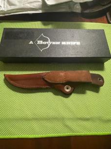 Vintage Bowen Wood Fixed Blade