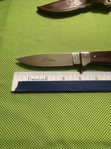 Vintage Bowen Wood Fixed Blade
