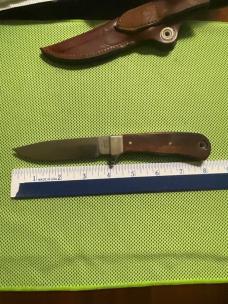 Vintage Bowen Wood Fixed Blade