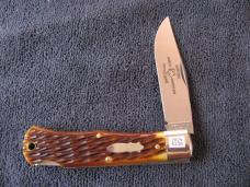 GREAT EASTERN TIDIOUTE 421125LB LOCKBACK MISSOURI TRAPPER ANTIQUE YELLOW JIG BONE #2