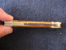 GREAT EASTERN TIDIOUTE 421125LB LOCKBACK MISSOURI TRAPPER ANTIQUE YELLOW JIG BONE #1