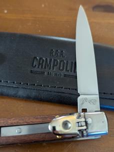 AKC Slimline Leverlock 20cm - 8” Rosewood Switchblade... Super snappy! 