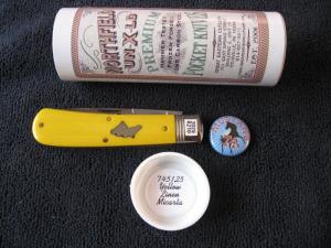 GREAT EASTERN NORTHFIELD 745125 MUSTANG YELLOW LINEN MICARTA #1