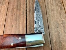 A.G. Russell Model 340 Lockback San Mai Damascus Blade 1995
