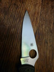 Spyderco Endura 4 Knife Green FRN ZDP-189 (3.75" Satin) C10PGRE