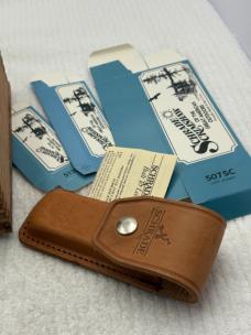 Schrade Cutlery Vintage USA 3 Piece Schrade Knife Set SC507,SC505, SC513