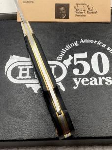 Schrade USA 1995 Limited Edition 1 Blade Lockback Commemorative HWI Hardware For 50 Years