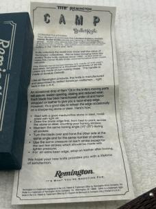 Remington 1994 Limited Edition Camp Bullet Knife R-4243 New In Box