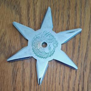 Vintage 1980's PAT. JAPAN Throwing Star 3.5" 