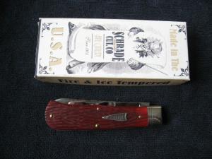 GREAT EASTERN 23 (2007) TRAPPER SCHRADE RED PICKBONE