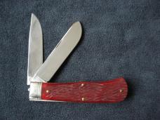 GREAT EASTERN 23 (2007) TRAPPER SCHRADE RED PICKBONE