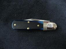 GREAT EASTERN 251125 SS WATCH POCKET BARLOW NAVY BLUE SAWCUT BONE STORE KNIFE