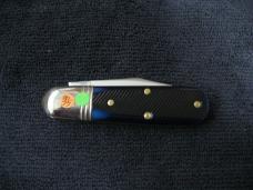 GREAT EASTERN 251125 SS WATCH POCKET BARLOW NAVY BLUE SAWCUT BONE STORE KNIFE