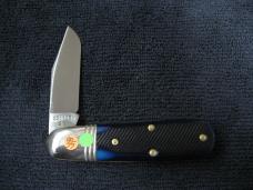 GREAT EASTERN 251125 SS WATCH POCKET BARLOW NAVY BLUE SAWCUT BONE STORE KNIFE