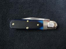 GREAT EASTERN 251125 SS WATCH POCKET BARLOW NAVY BLUE SAWCUT BONE STORE KNIFE #2