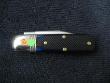 GREAT EASTERN 251125 SS WATCH POCKET BARLOW NAVY BLUE SAWCUT BONE STORE KNIFE #2