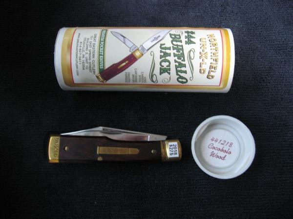 GREAT EASTERN NORTHFIELD 441218 BUFFALO JACK CARTRIDGE BRASS BOLSTERS COCOBOLO WOOD GREAT EASTERN NORTHFIELD 441218 BUFFALO JACK CARTRIDGE BRASS BOLSTERS COCOBOLO WOOD