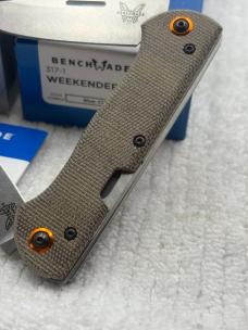 Benchmade 317-! Weekender Prototype June 2022 Slip Joint Made In USA New In Box