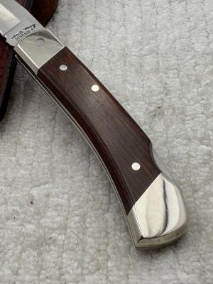 Schrade Uncle Henry USA LB5 1 Blade Lockback Pocket Knife w Sheath