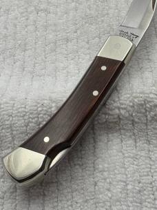 Schrade Uncle Henry USA LB5 1 Blade Lockback Pocket Knife w Sheath