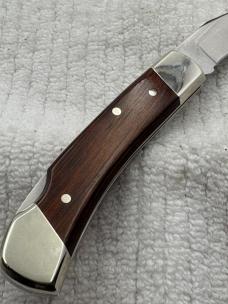 Schrade Uncle Henry USA LB5 1 Blade Lockback Pocket Knife w Sheath