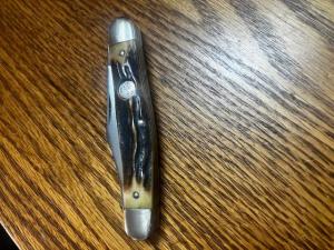 FINE *GENUINE STAG HANDLE* BOKER STOCKMAN
