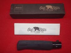 Old Bear Classical Small Total Black 9303/17_MNN Folding Knife 2.75" Stainless Steel Black Blade NIB