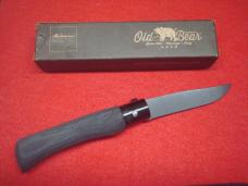 Old Bear Classical Small Total Black 9303/17_MNN Folding Knife 2.75" Stainless Steel Black Blade NIB