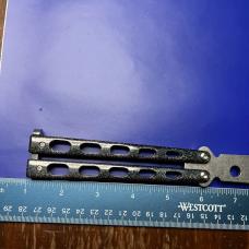 Bear and Son USA Butterfly Trainer Knife Galaxy Handles