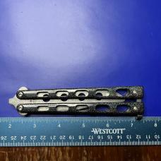 Bear and Son USA Butterfly Trainer Knife Galaxy Handles