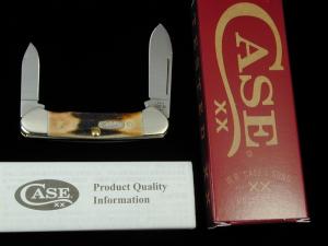 Case xx 2024 A+ Genuine Stag Baby Butterbean Knife 05537 Made in USA NIB 52132 SS
