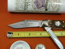 Great Eastern Cutlery GEC Frontier Jigged Bone Jumbo Stockpen Jack Knife NIT 541225 Made In USA