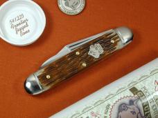 Great Eastern Cutlery GEC Frontier Jigged Bone Jumbo Stockpen Jack Knife NIT 541225 Made In USA
