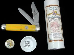 Great Eastern Cutlery GEC Smooth Yellow Rose Bone Jumbo Stockpen Jack Knife NIT 541225 Made In USA