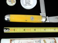 Great Eastern Cutlery GEC Smooth Yellow Rose Bone Jumbo Stockpen Jack Knife NIT 541225 Made In USA