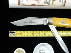 Great Eastern Cutlery GEC Smooth Yellow Rose Bone Jumbo Stockpen Jack Knife NIT 541225 Made In USA