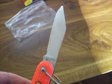 Vintage Orange Logan/Smyth Venice, FL. USA Vietnam Era Parachutists Knife W/Shroud Cutters UNUSED! 