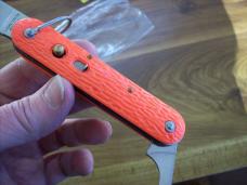 Vintage Orange Logan/Smyth Venice, FL. USA Vietnam Era Parachutists Knife W/Shroud Cutters UNUSED! 