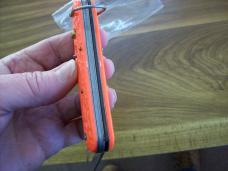 Vintage Orange Logan/Smyth Venice, FL. USA Vietnam Era Parachutists Knife W/Shroud Cutters UNUSED! 