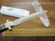A. G. A. Campolin Maniago, Italy Maltese Cross Bayonet 9 Incher Lockback W/Brazilian Horn UNUSED!