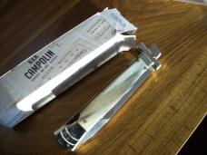 A. G. A. Campolin Maniago, Italy Maltese Cross Bayonet 9 Incher Lockback W/Brazilian Horn UNUSED!