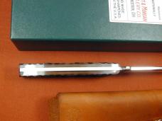 Schatt & Morgan Walnut Jigged Bone Fixed Blade Sheath Knife by Cooper Cutlery V1-WJB Made in USA