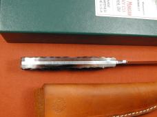 Schatt & Morgan Walnut Jigged Bone Fixed Blade Sheath Knife by Cooper Cutlery V1-WJB Made in USA