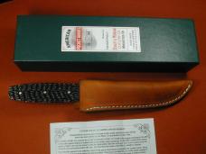 Schatt & Morgan Walnut Jigged Bone Fixed Blade Sheath Knife by Cooper Cutlery V1-WJB Made in USA