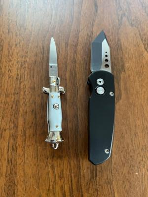 Protech Runt 3 & Inox Italy keychain stiletto 