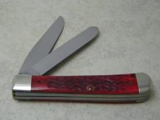 Case XX USA 1991 Dark Red Bone DR6254 Operation Desert Storm "The Bear" Trapper Knife NIB